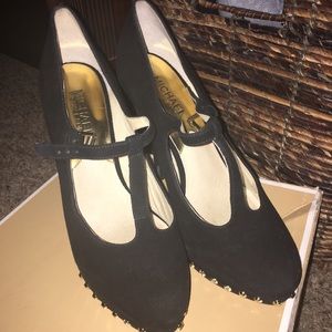 Michael Kors Black Studded Heels